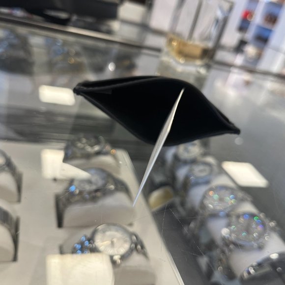 Tory Burch Emerson Slim Saffiano Leather Card Case in Black - Picture 3 of 7